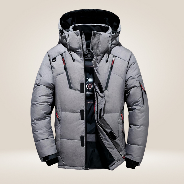 Darius | Rugged Fleece-Lined Parka Coat for Men