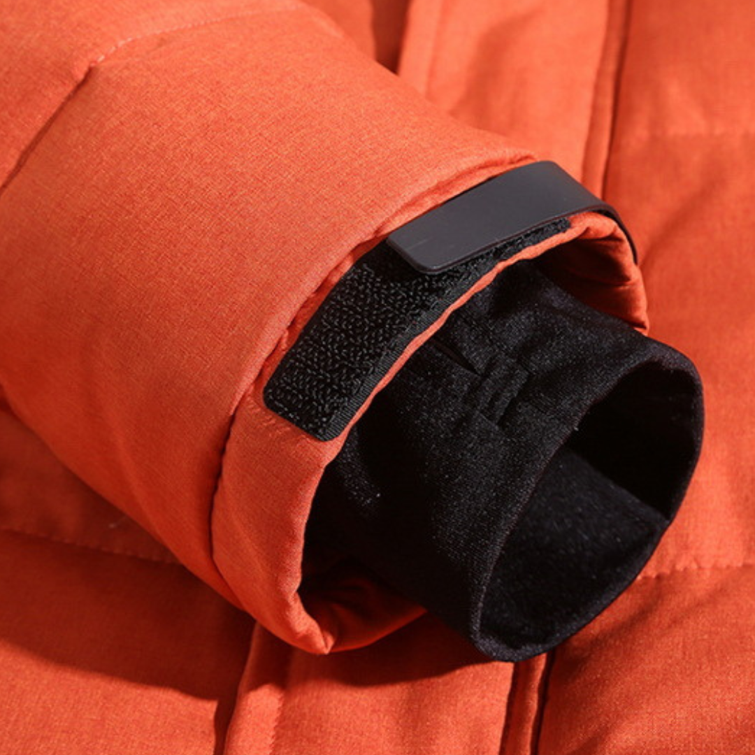 Darius | Rugged Fleece-Lined Parka Coat for Men