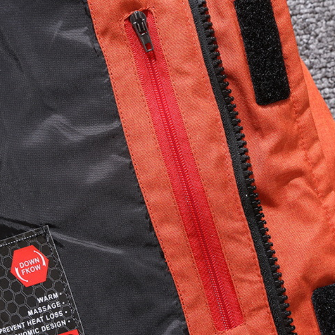 Darius | Rugged Fleece-Lined Parka Coat for Men