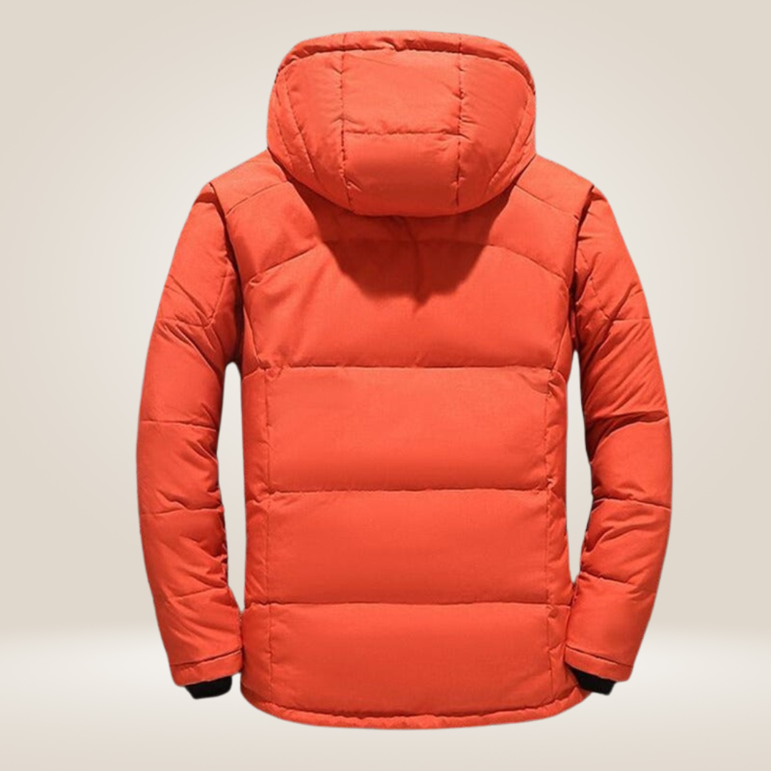 Darius | Rugged Fleece-Lined Parka Coat for Men