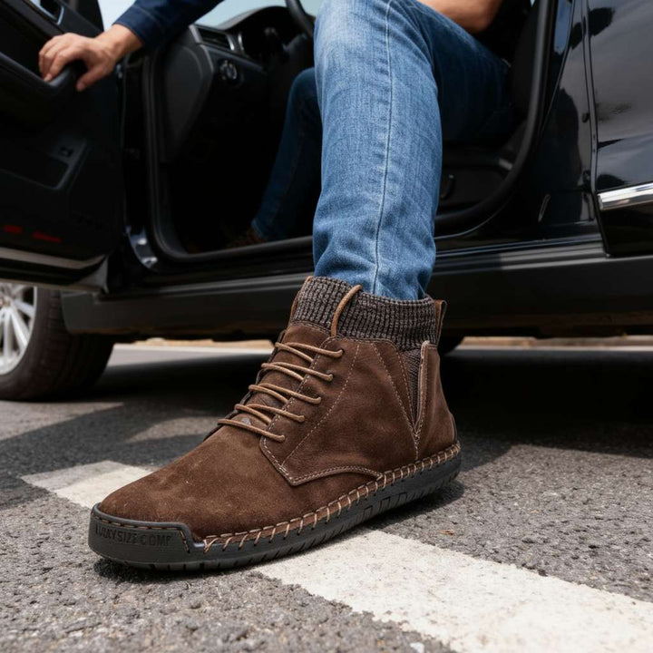 Inigo | Rugged Lace-Up Ankle Work Boots for Men