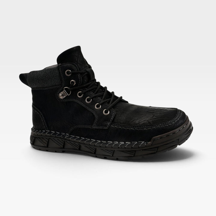 Laurence | Rugged Suede Lace-Up Ankle Boots