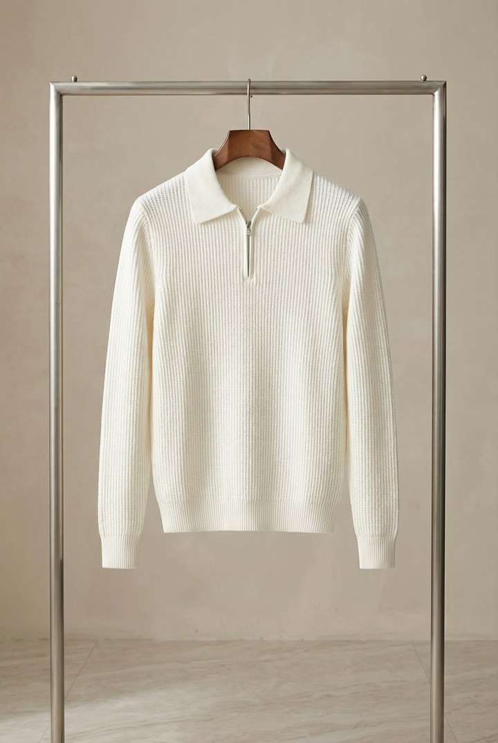 Hayes | Refined Quarter-Zip Sweater for Men