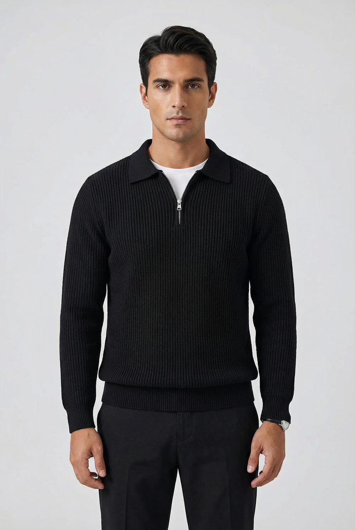 Hayes | Refined Quarter-Zip Sweater for Men