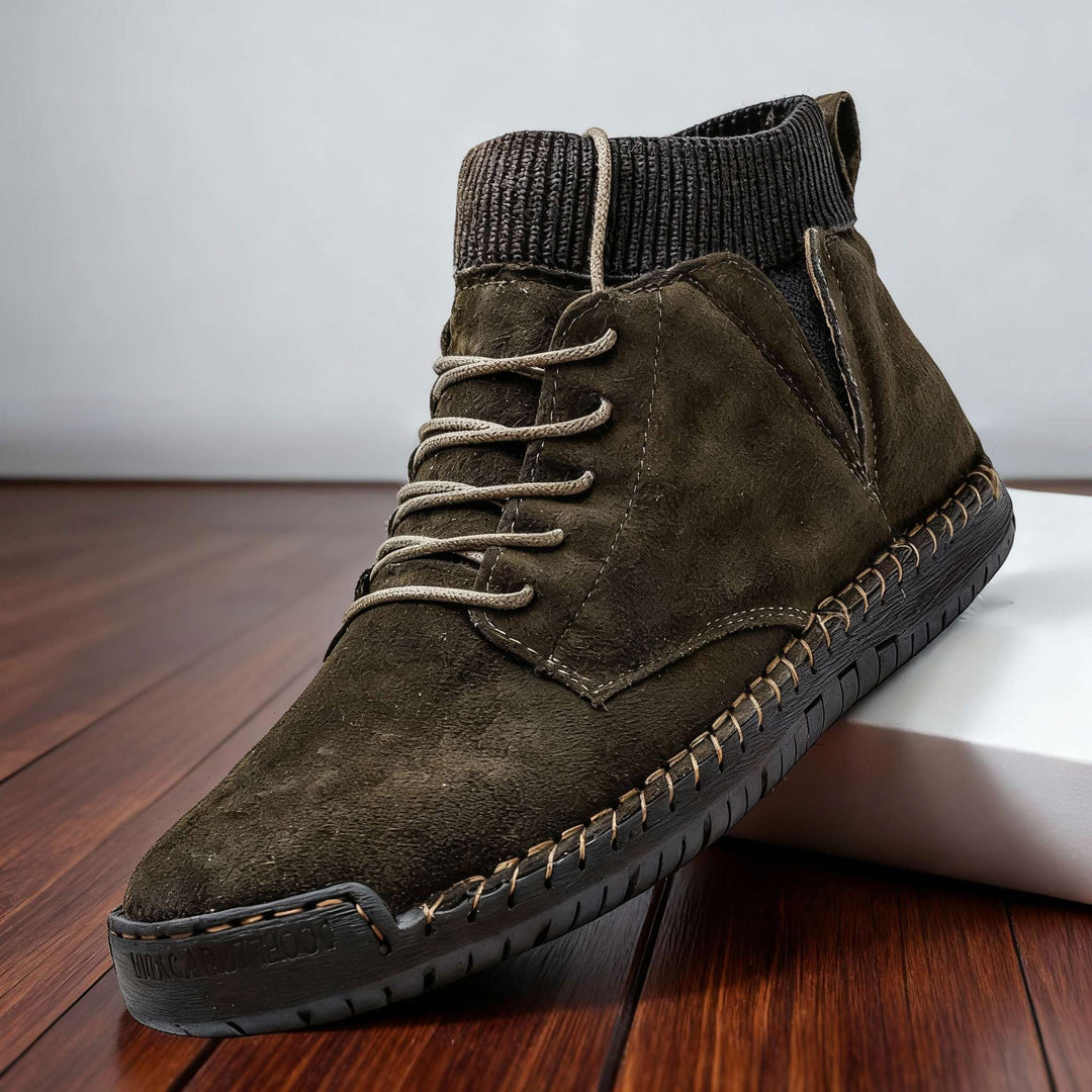 Inigo | Rugged Lace-Up Ankle Work Boots for Men