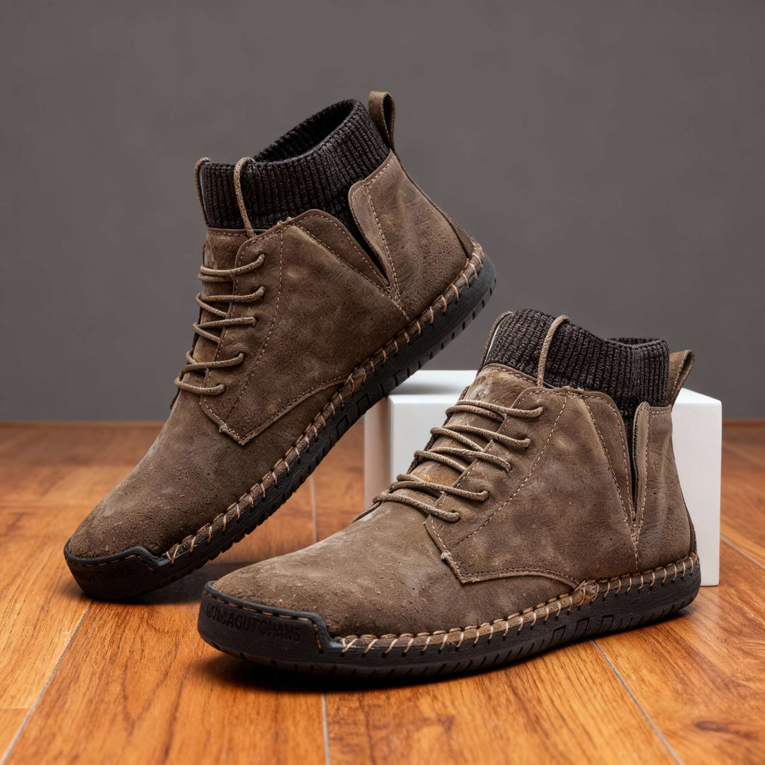 Inigo | Rugged Lace-Up Ankle Work Boots for Men