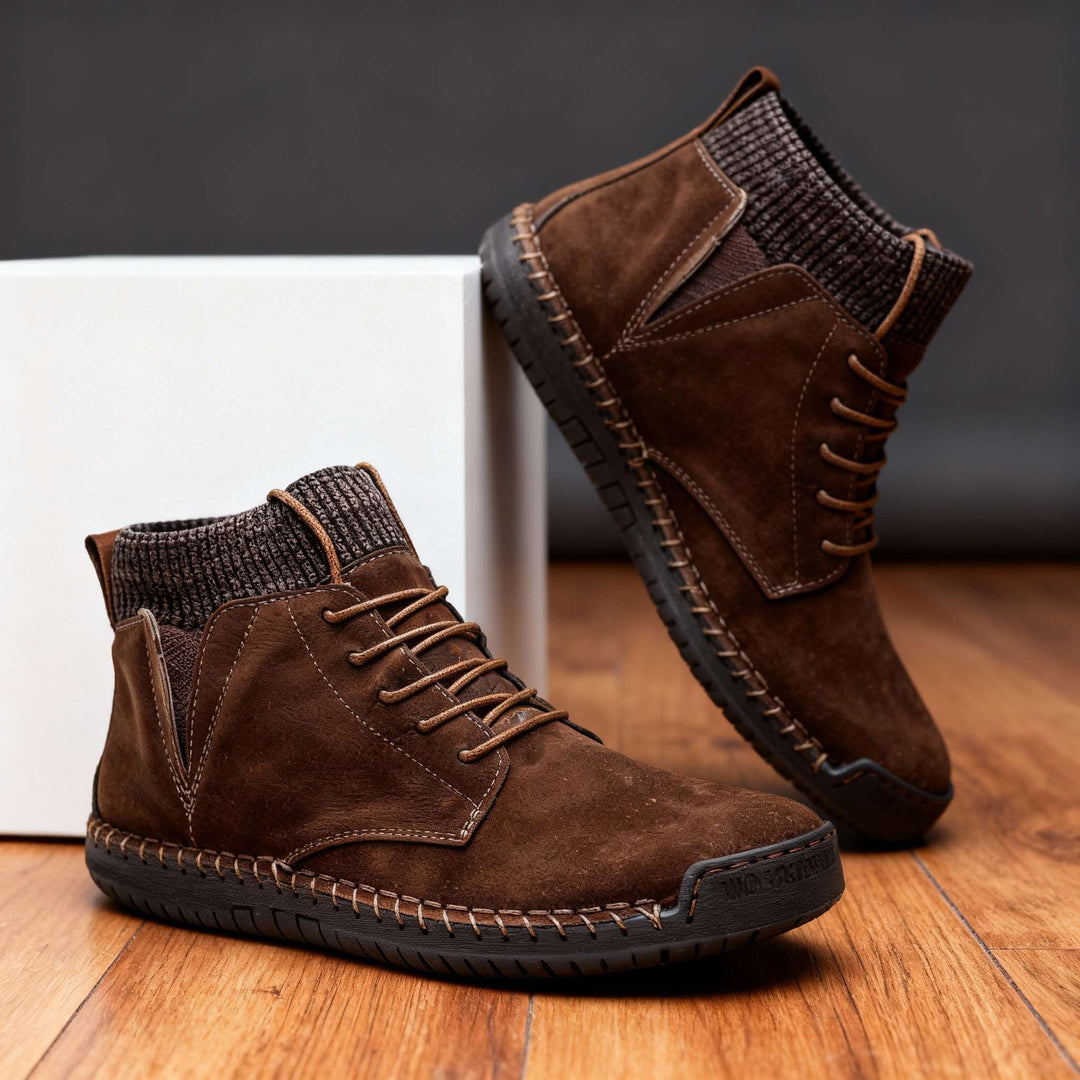 Inigo | Rugged Lace-Up Ankle Work Boots for Men