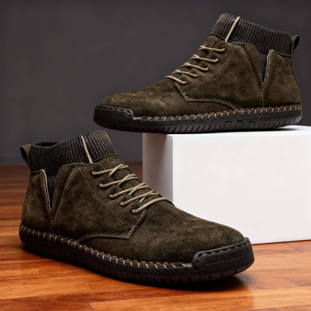 Inigo | Rugged Lace-Up Ankle Work Boots for Men