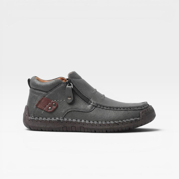 Callahan | Classic Side-Zip Leather Ankle Boots