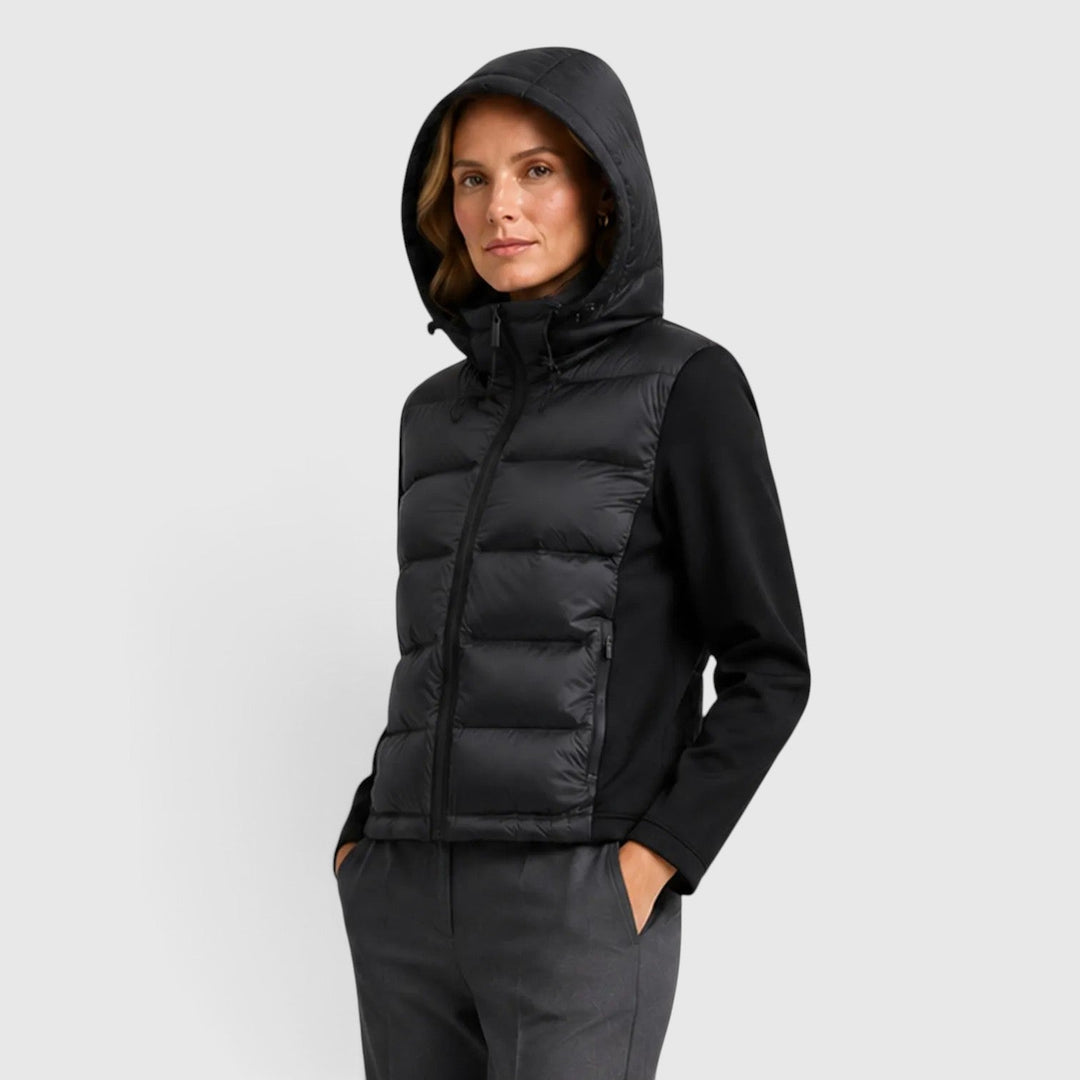 Seraphina | Sharp Fitted Hooded Puffer Jacket Women