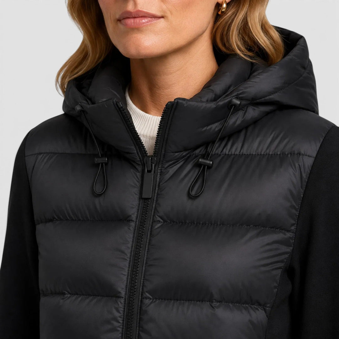 Seraphina | Sharp Fitted Hooded Puffer Jacket Women
