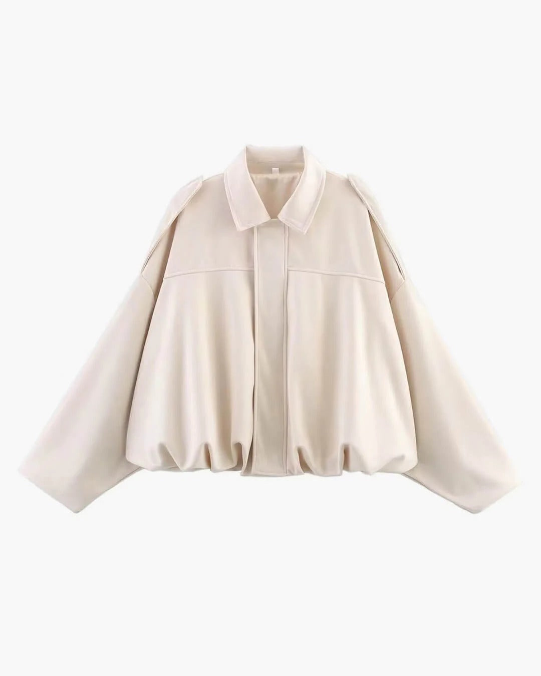 Antonia | Relaxed Faux Suede Bomber Jacket