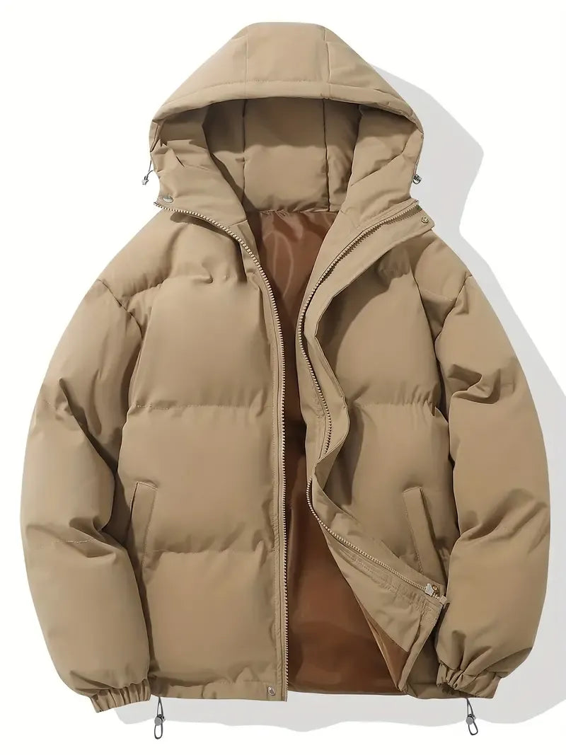 Charity | Warm Oversized Hooded Puffer Jacket