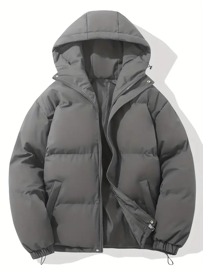 Charity | Warm Oversized Hooded Puffer Jacket
