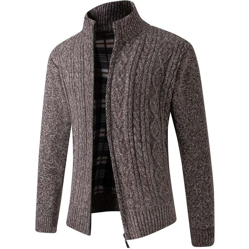 Farrow | Soft Cable Knit Zip Gilet for Men