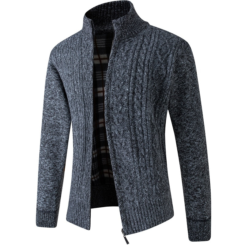 Farrow | Soft Cable Knit Zip Gilet for Men