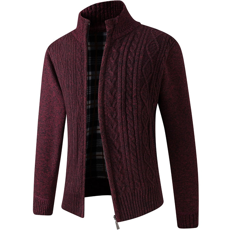Farrow | Soft Cable Knit Zip Gilet for Men
