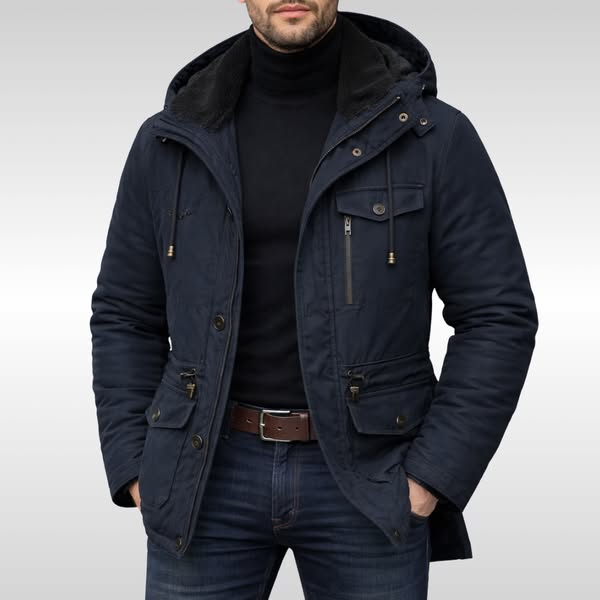 Jonquil | Reliable Fleece-Lined Hooded Jacket for Men