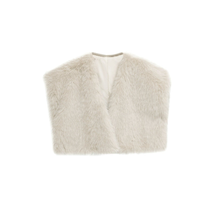 Leonora | Chic Faux Fur Gilet Wrap Vest For Women