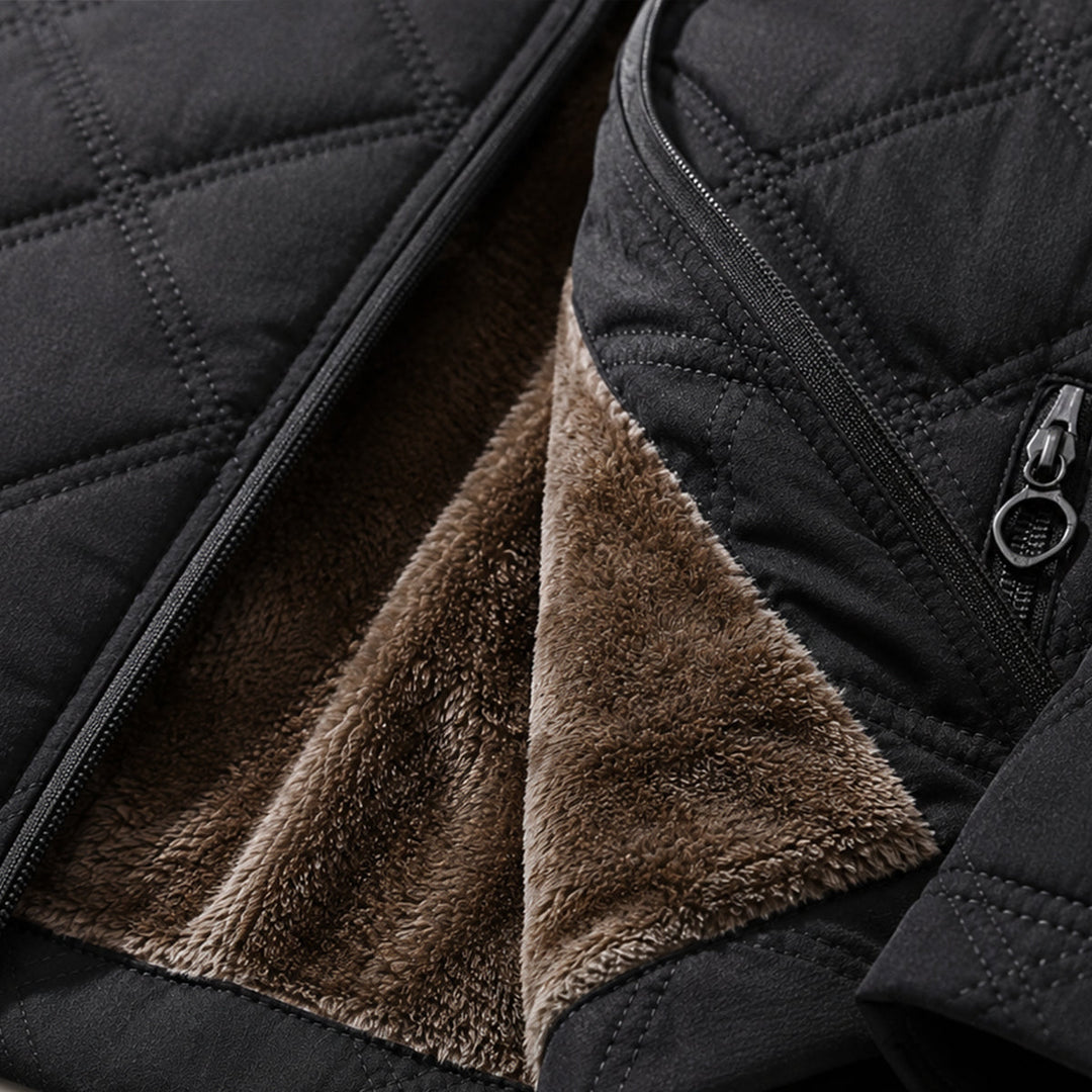 Garrett | Warm Hooded Quilted Puffer Jacket