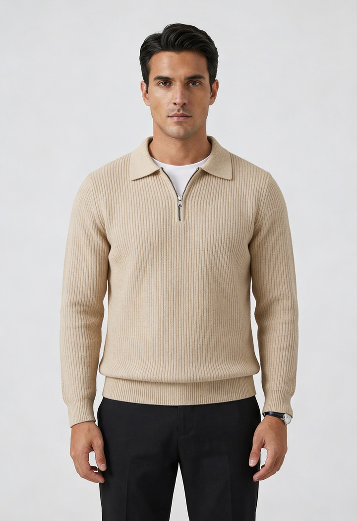 Hayes | Refined Quarter-Zip Sweater for Men