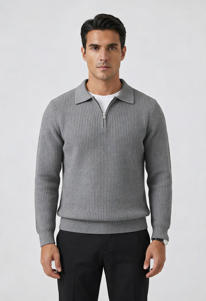 Hayes | Refined Quarter-Zip Sweater for Men