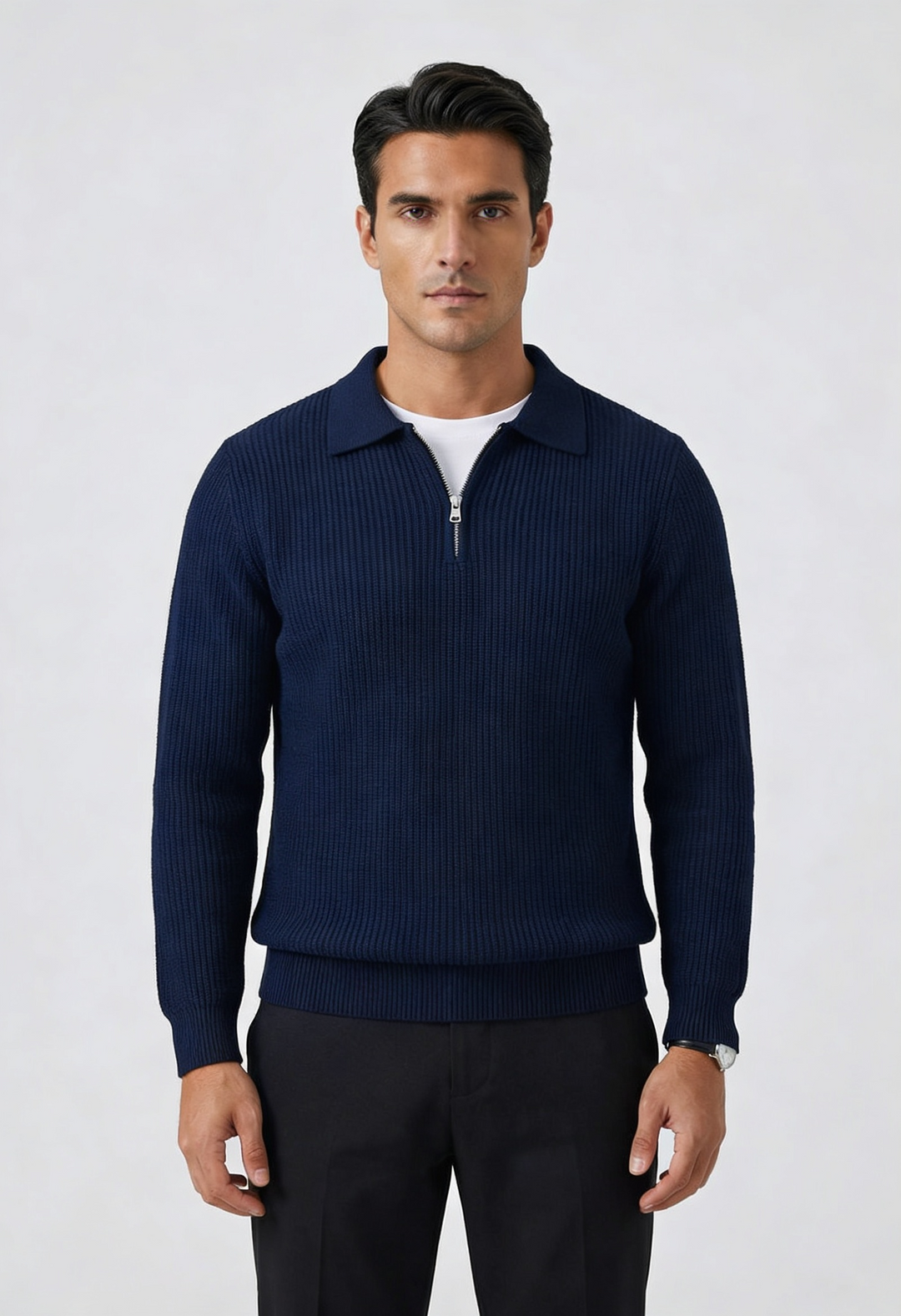 Hayes | Refined Quarter-Zip Sweater for Men