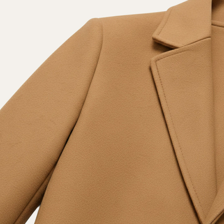 Ferdinand | Polished Wool Overcoat for Men