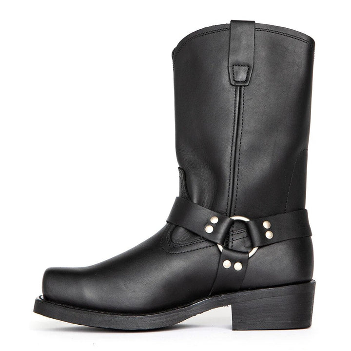 Bertie | Rugged Harness Cowboy Mens Boots