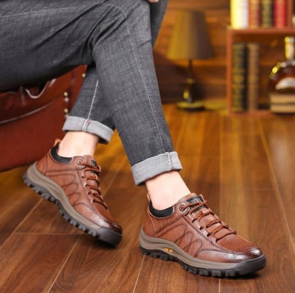 Cyril | Comfortable Leather Walking Mens Shoes