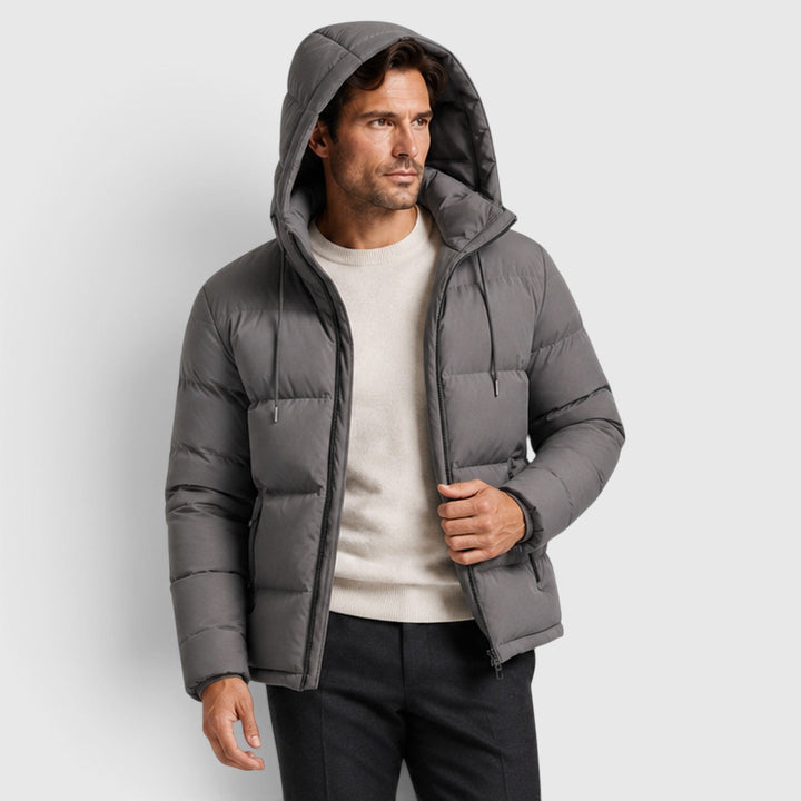 Victor | Classic Hooded Puffer Jacket for Men