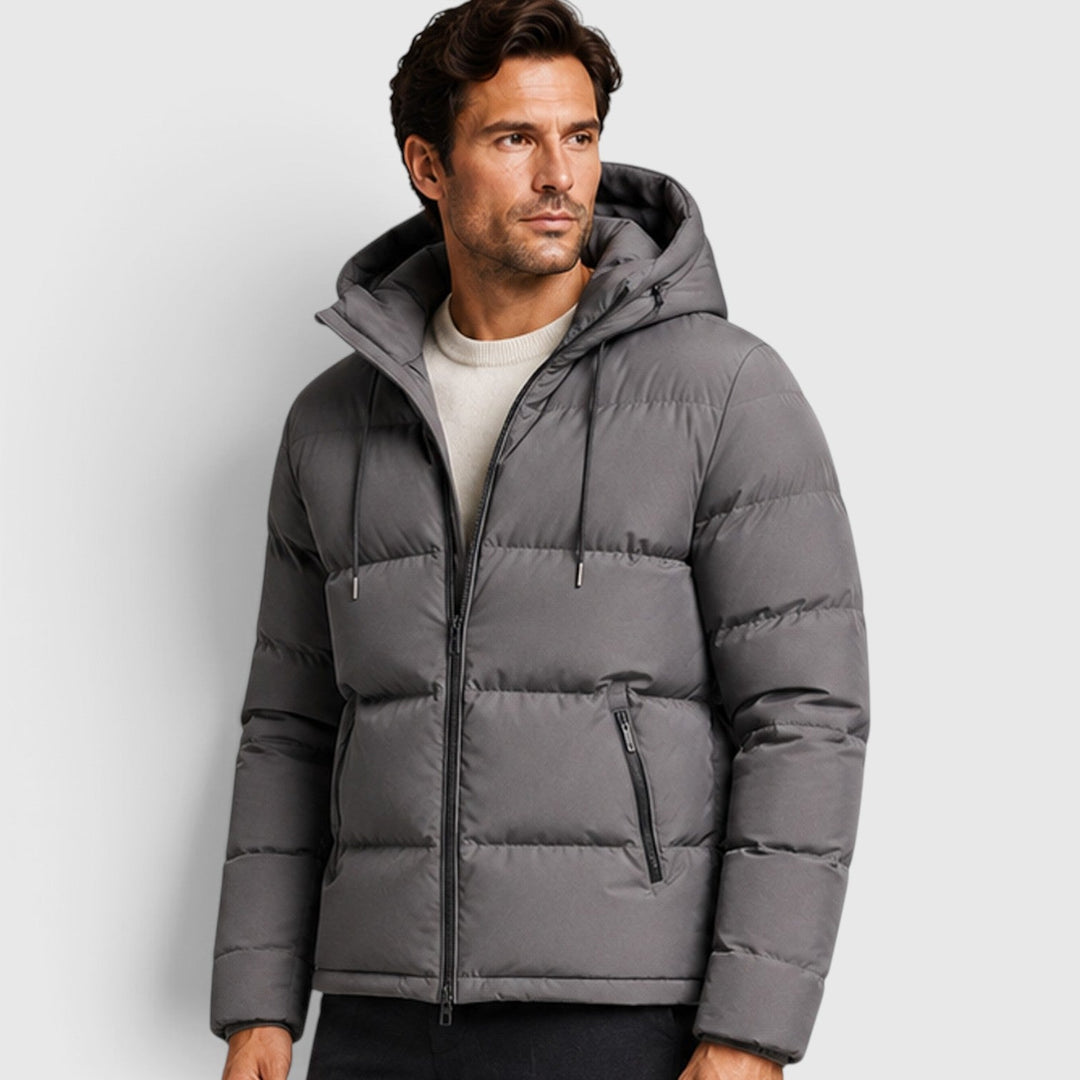 Victor | Classic Hooded Puffer Jacket for Men