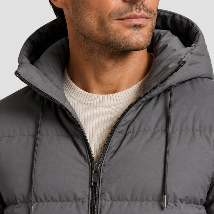 Eugene | Essential Hooded Quilted Puffer Jacket