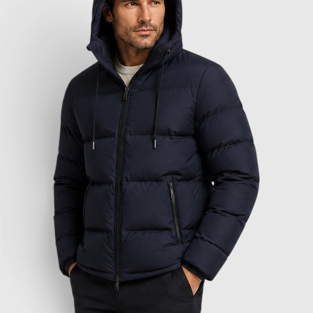Eugene | Essential Hooded Quilted Puffer Jacket