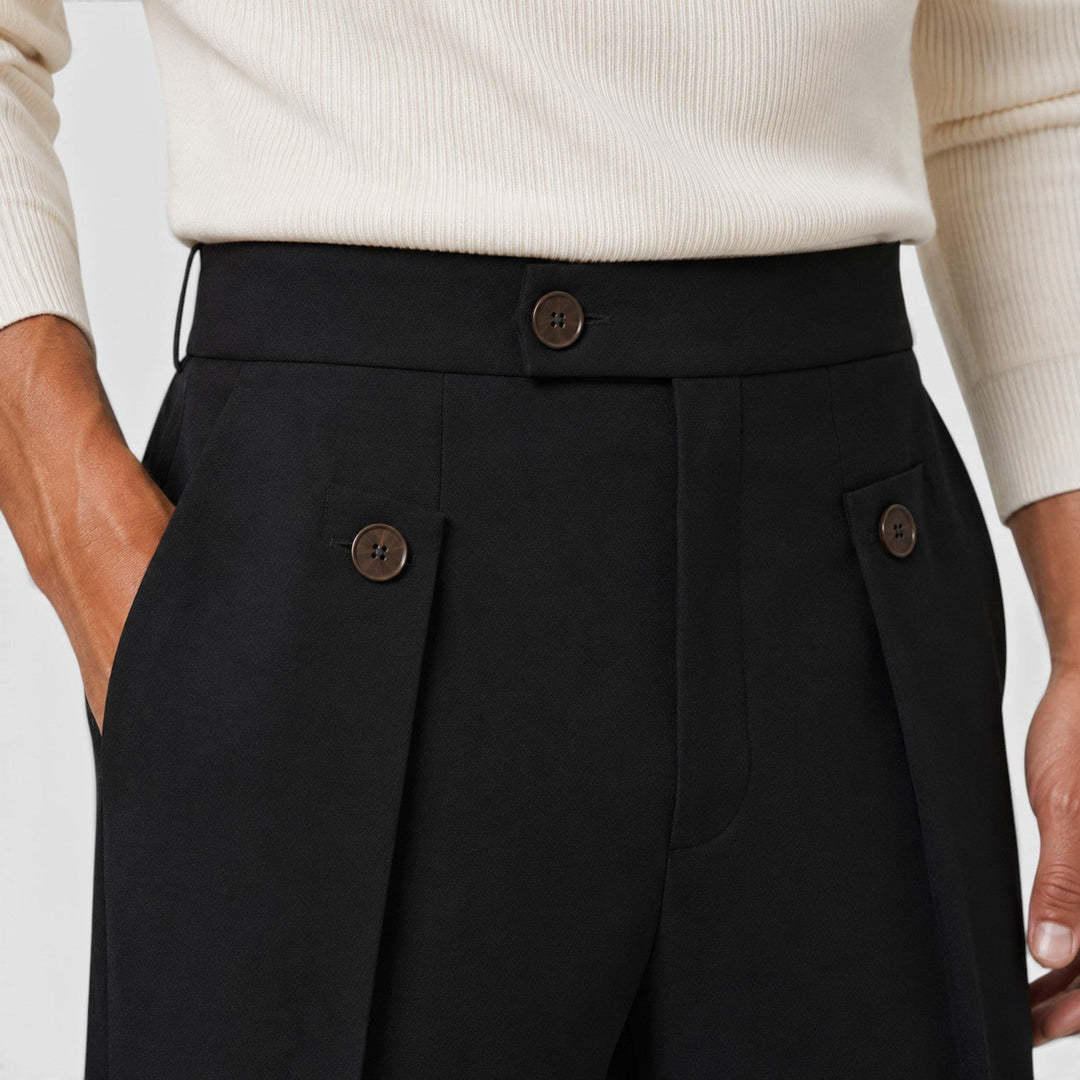 Holt | Sharp Wrinkle-Resistant Straight-Leg Trousers