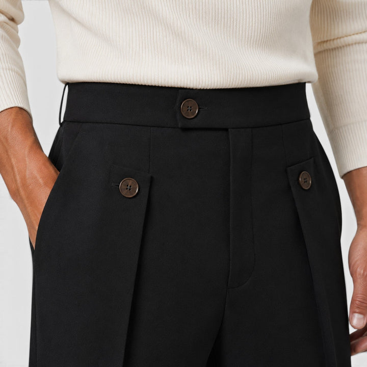 Holt | Sharp Wrinkle-Resistant Straight-Leg Trousers