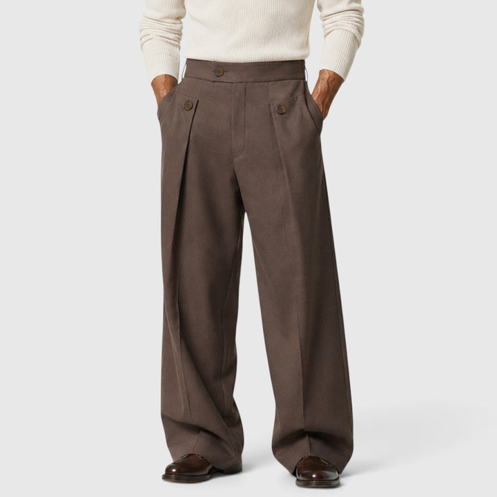 Holt | Sharp Wrinkle-Resistant Straight-Leg Trousers