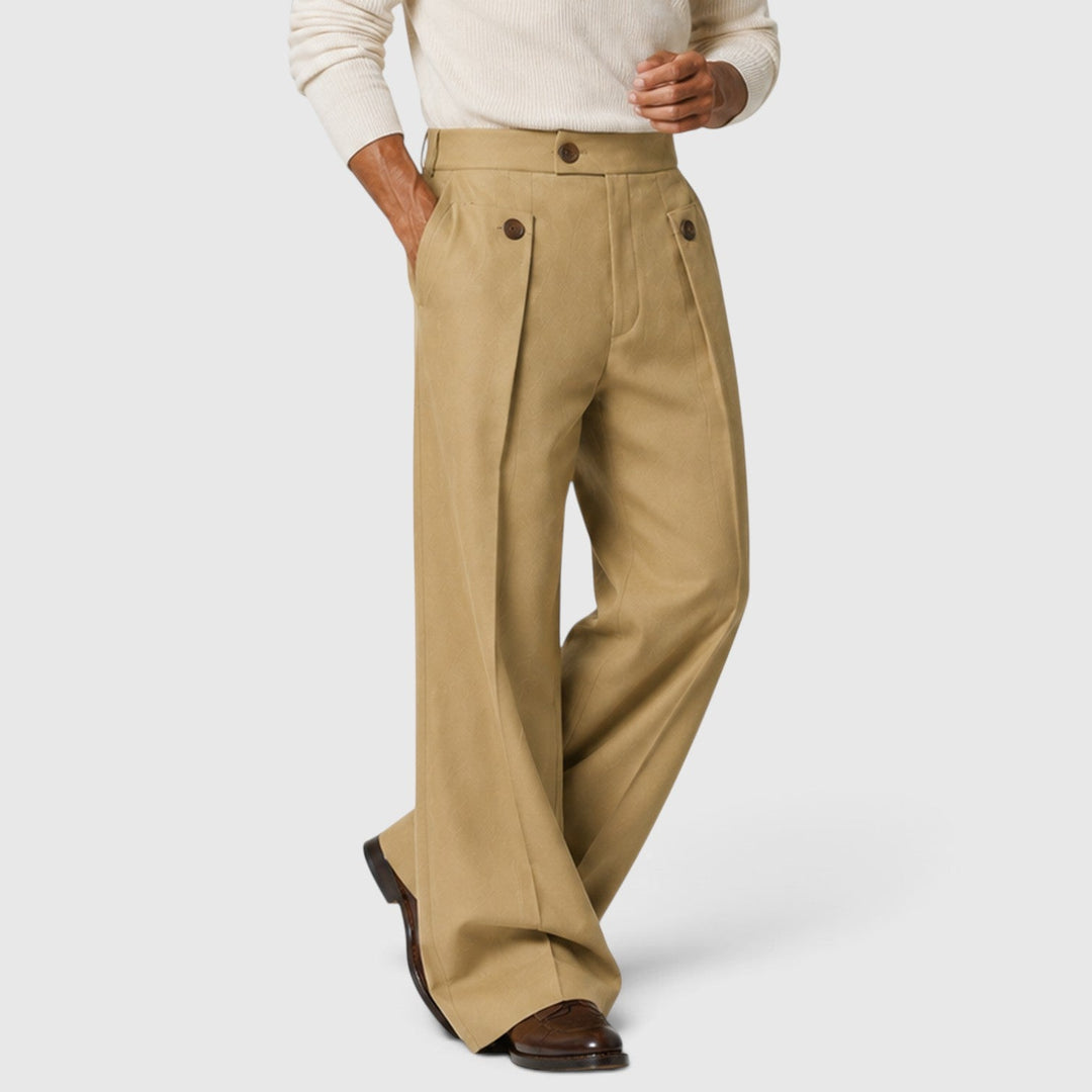 Holt | Sharp Wrinkle-Resistant Straight-Leg Trousers