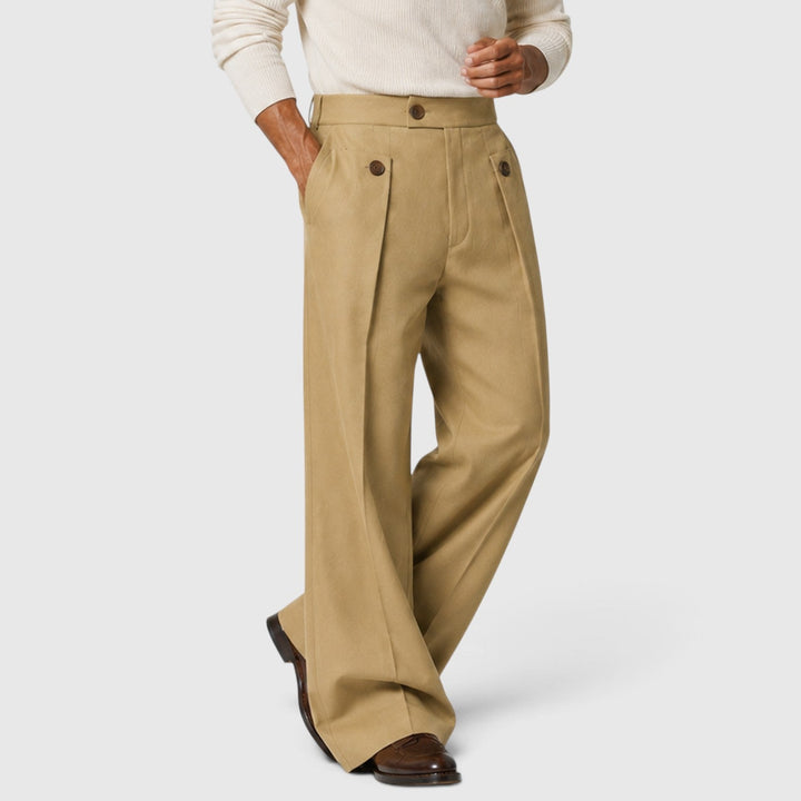 Holt | Sharp Wrinkle-Resistant Straight-Leg Trousers