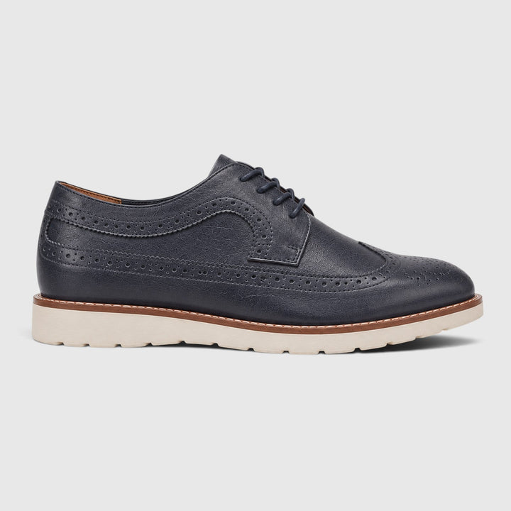 Andrew | Dapper Leather Brogue Smart Casual Shoes