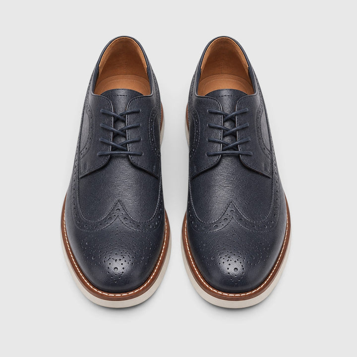 Andrew | Dapper Leather Brogue Smart Casual Shoes