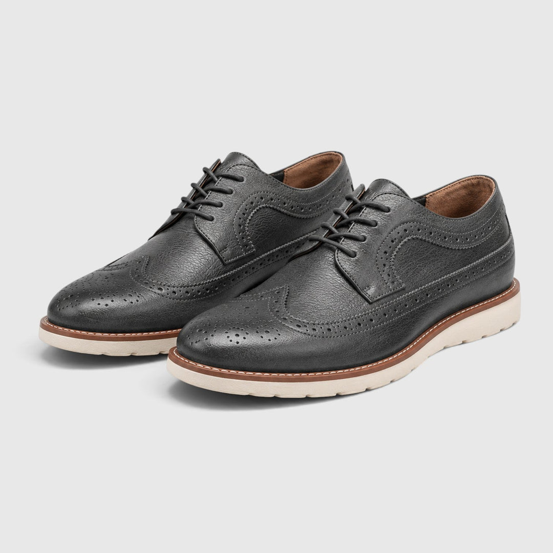 Andrew | Dapper Leather Brogue Smart Casual Shoes