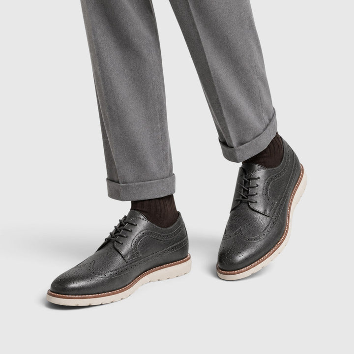 Andrew | Dapper Leather Brogue Smart Casual Shoes