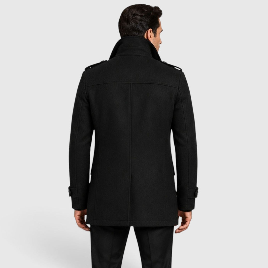 Channing | Sharp Quilted Wool-Blend Coat