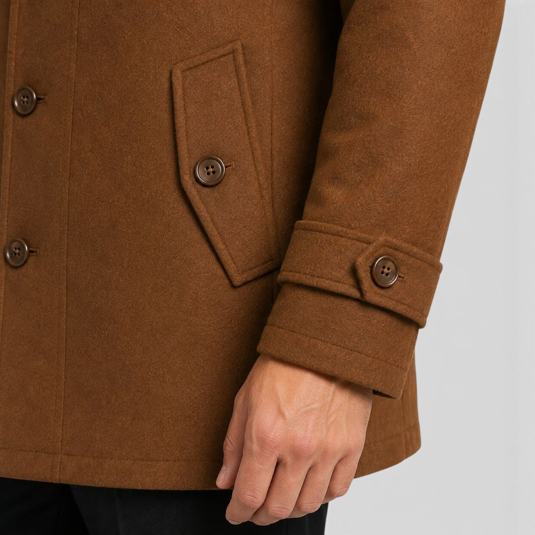 Channing | Sharp Quilted Wool-Blend Coat