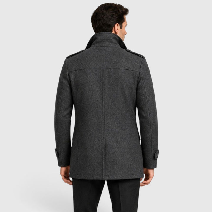 Channing | Sharp Quilted Wool-Blend Coat