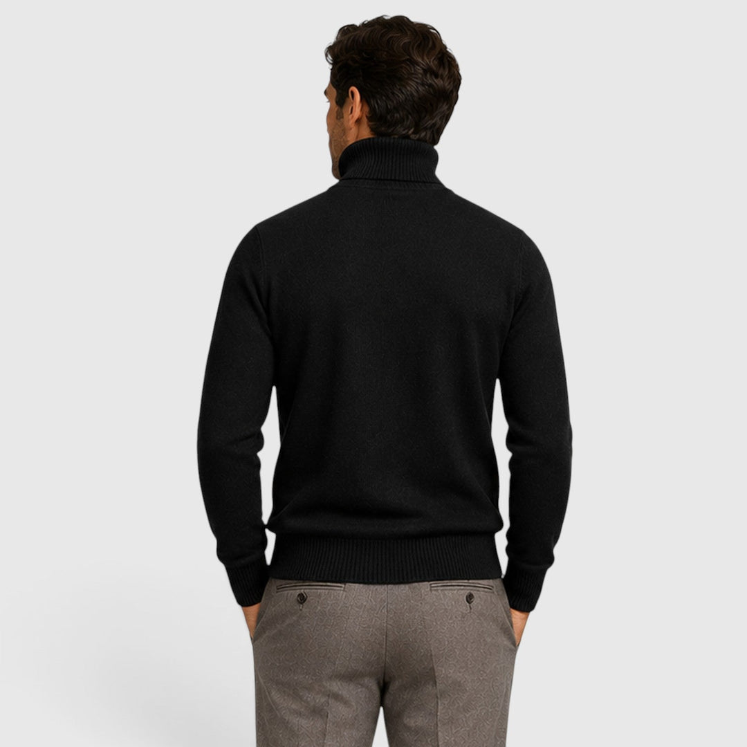 Brandon | Sleek Roll Neck Jumper Men