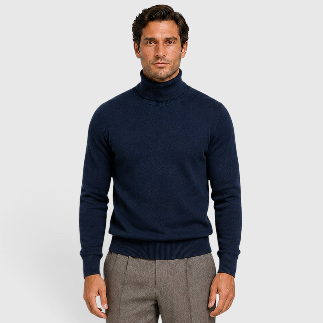 Brandon | Sleek Roll Neck Jumper Men