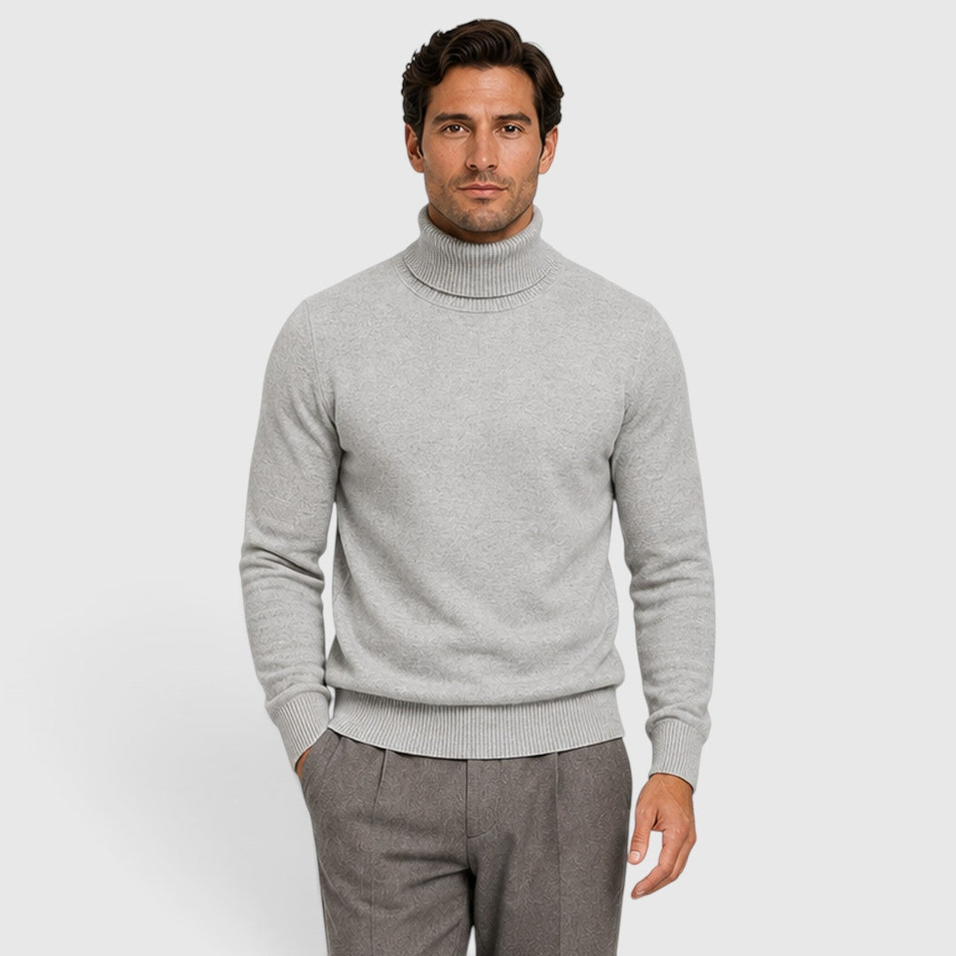 Brandon | Sleek Roll Neck Jumper Men