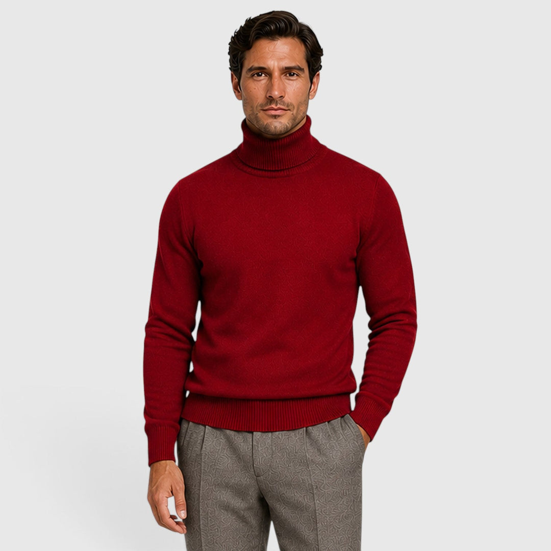 Brandon | Sleek Roll Neck Jumper Men